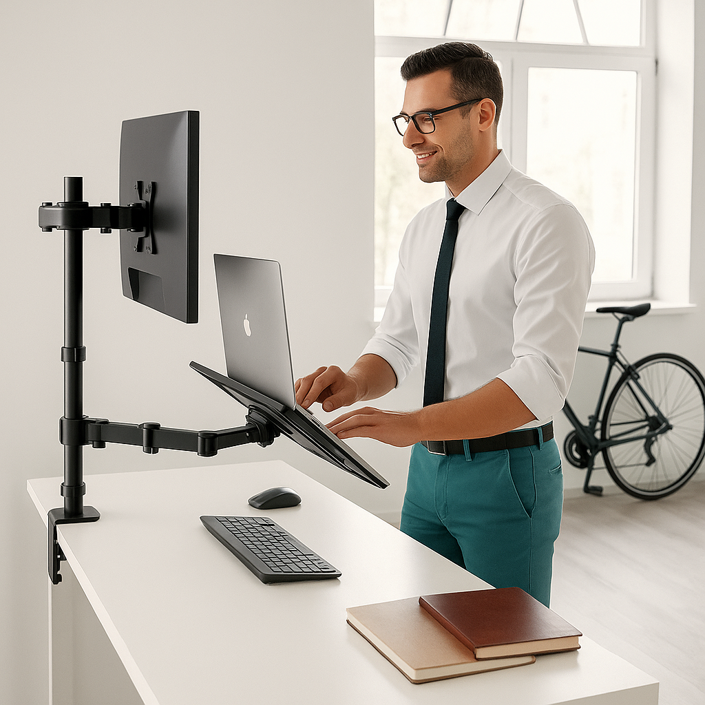 SOPORTE ERGONÓMICO MONITOR Y PORTÁTIL