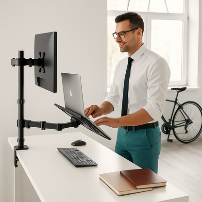 SOPORTE ERGONÓMICO MONITOR Y PORTÁTIL