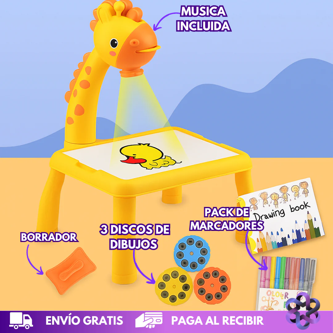 Escritorio de Dibujo Led para niños